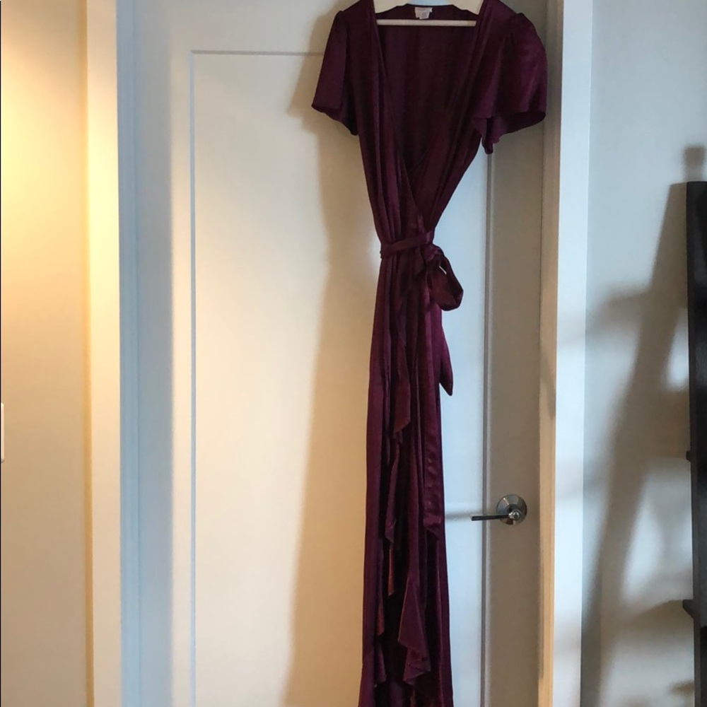 BHLDN “Phoebe” / Ghost London / Size L, Bordeaux